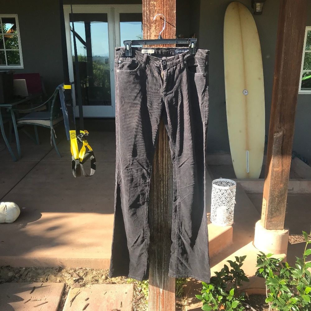 Black AG Ag Adriano Goldschmied Cords